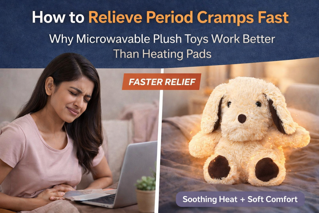 How to Relieve Period Cramps Fast: Why Microwavable Plush Toys Work Better Than Heating Pads